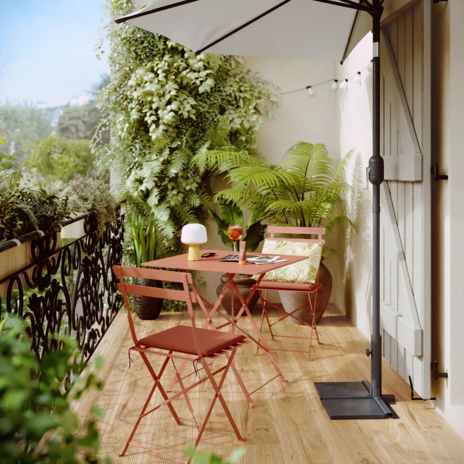 mobilier balcon naterial flora ii