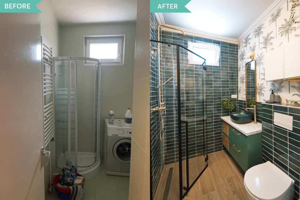 Before and after - renovare baie apartament Targu Mures - Simona Ungurean (1)