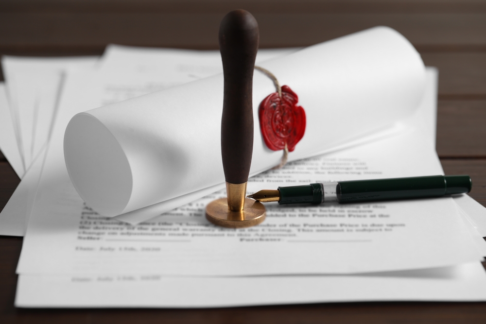 testament facut la notar cu sigiliu pentru succesiune