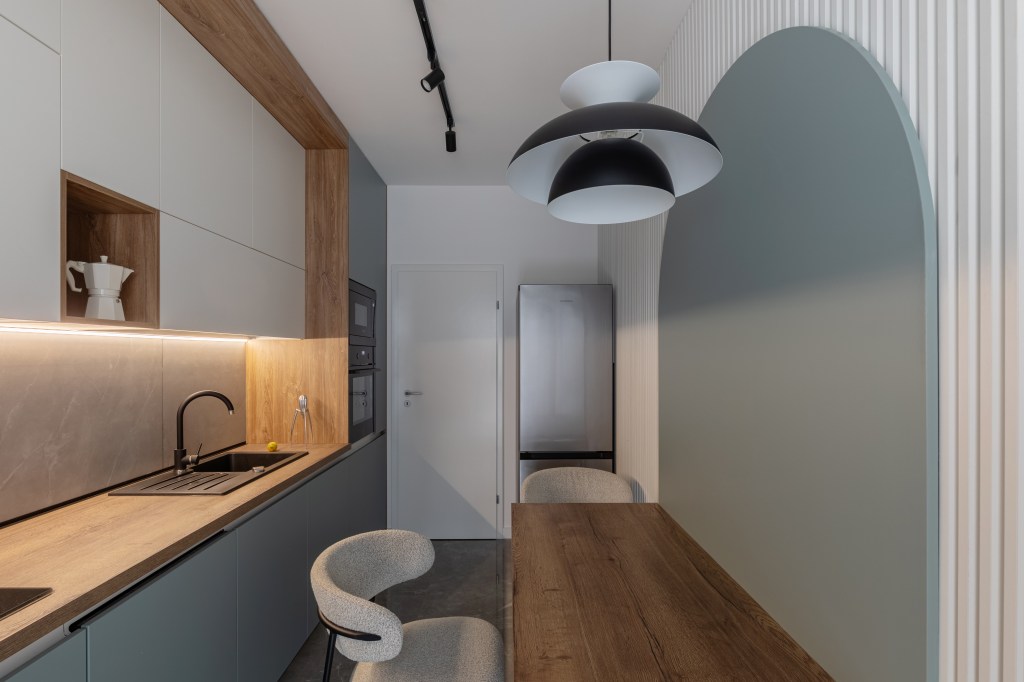 apartament București bucătărie