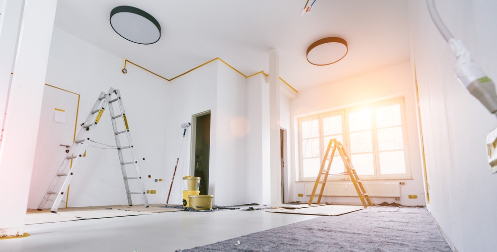 renovare interioare casa vopsire pereți 